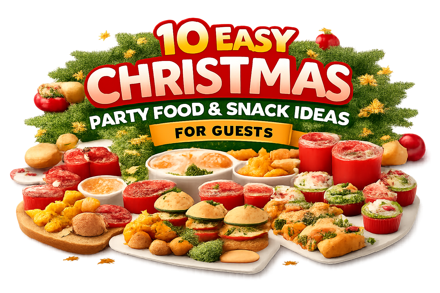10 Easy Christmas Party Food & Snack Ideas for Guests