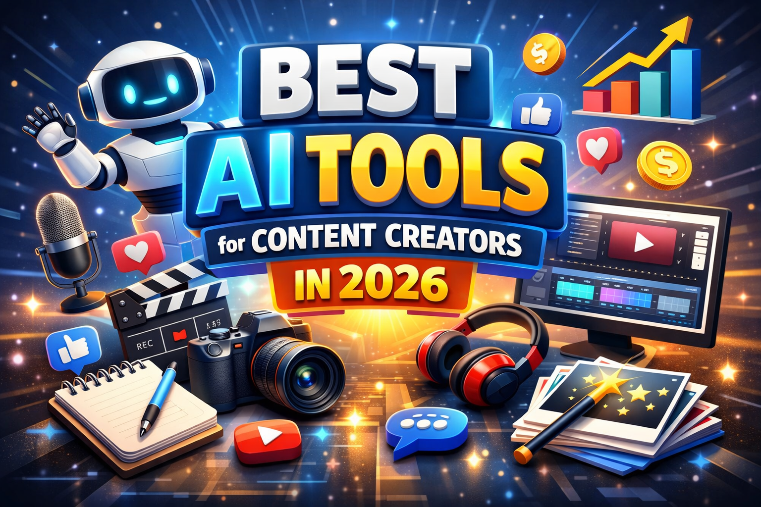 Best AI Tools for Content Creators in 2026